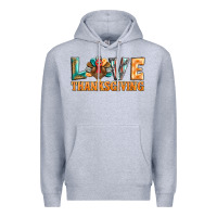 Heather Grey love thanksgiving western turkey Premium Hoodie - BarkalooDesign