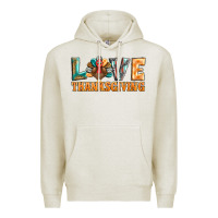 Oatmeal Heather love thanksgiving western turkey Premium Hoodie - BarkalooDesign