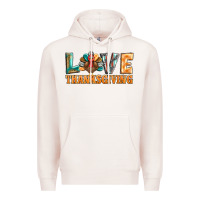 Pale Pink love thanksgiving western turkey Premium Hoodie - BarkalooDesign