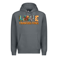 Rock love thanksgiving western turkey Premium Hoodie - BarkalooDesign
