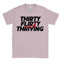 Lilac thirty flirty & thriving Classic Tee - linhVisuals