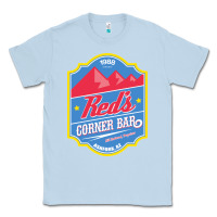 Dusty Blue red's corner bar, from midnight run Classic Tee - linhVisuals