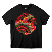 Black hispanic heritage month round earrings Heavy Core Tee - BundleAndBundleShop