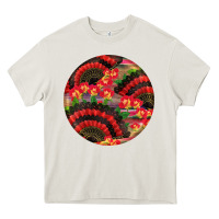 Cream hispanic heritage month round earrings Heavy Core Tee - BundleAndBundleShop