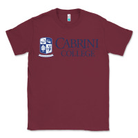 Burgundy cabrini college verticle Classic Tee - linhVisuals