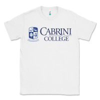 White cabrini college verticle Classic Tee - linhVisuals