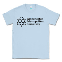 Dusty Blue manchester metropolitan Classic Tee - linhVisuals