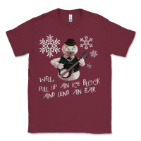 Burgundy sam the snowman from rankin bass rudolph the red nosed reindeer Classic Tee - linhVisuals