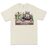 Bone IWant Hippopota maps For Christmas Premium Tee - CowhideDigitalArt