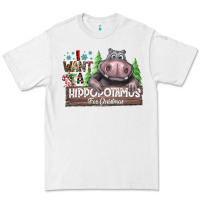 White IWant Hippopota maps For Christmas Premium Tee - CowhideDigitalArt