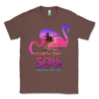 Chestnut earth day 50th anniversary pink flamingos sunset silhouette Classic Tee - linhVisuals