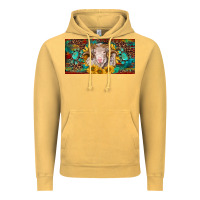 Vintage Mustard merino ram license plate Vintage Hoodie - BarkalooDesign