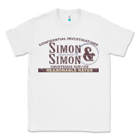 White simon & simon    simon and simon Classic Tee - linhVisuals