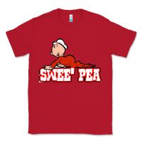 Red swee' pea from popeye Classic Tee - linhVisuals