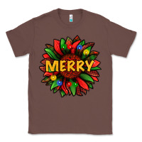 Chestnut merry christmas with light sunflower bbs Classic Tee - BundleAndBundleShop