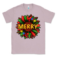 Lilac merry christmas with light sunflower bbs Classic Tee - BundleAndBundleShop