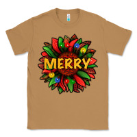Toasted Coconut merry christmas with light sunflower bbs Classic Tee - BundleAndBundleShop