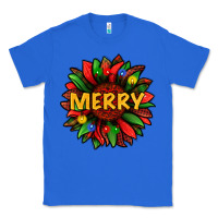 True Royal merry christmas with light sunflower bbs Classic Tee - BundleAndBundleShop
