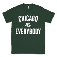 Sports Green chicago vs everybody Classic Tee - linhVisuals