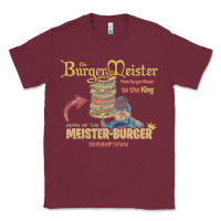 Burgundy the burgermeister home of the meister burger Classic Tee - linhVisuals