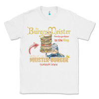White the burgermeister home of the meister burger Classic Tee - linhVisuals