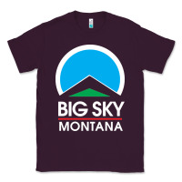 Plum big sky montana Classic Tee - linhVisuals