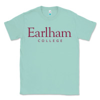 Seafoam earlham college wordmark vectorized Classic Tee - linhVisuals