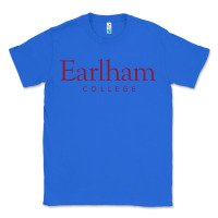True Royal earlham college wordmark vectorized Classic Tee - linhVisuals