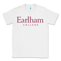 White earlham college wordmark vectorized Classic Tee - linhVisuals