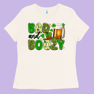 Bad And Boozy Ladies Tee Designed By Artiststas