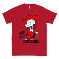 Red vintage colonel reb Classic Tee - linhVisuals