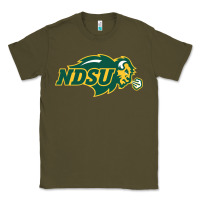 Army Green north dakota state bison Classic Tee - linhVisuals