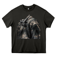 Asphalt english pointer us army Heavy Core Tee - RanaPortraitStore