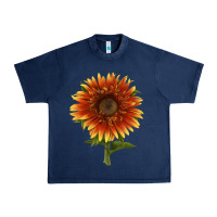 Navy The  Sunflower Urban Heavy Tee - LillyAllenDesigns