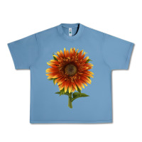 Pebble Blue The  Sunflower Urban Heavy Tee - LillyAllenDesigns