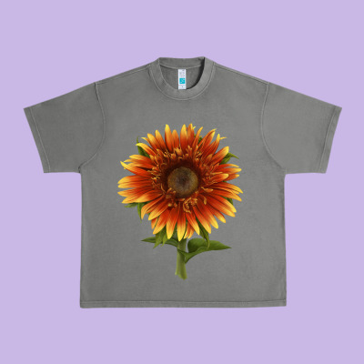The  Sunflower Urban Heavy Tee Designed By Lillyallendesigns