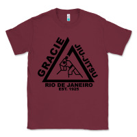 Burgundy gracie jiu Classic Tee - linhVisuals