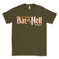 Army Green BAT OUT OF HELL THE MUSICAL Classic Tee - linhVisuals