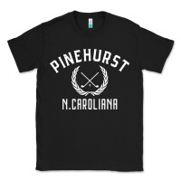 Black pinehurst north carolina golf Classic Tee - linhVisuals
