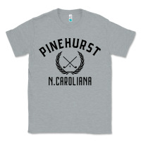 Heather Grey pinehurst north carolina golf Classic Tee - linhVisuals