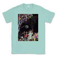 Seafoam psychedelic t  shirt colorful night t  shirt Classic Tee - linhVisuals