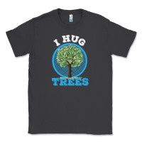 Smoke i hug trees tree hugger environmentalist gift Classic Tee - linhVisuals