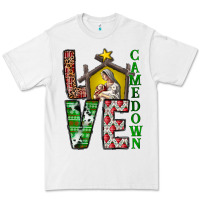 White Love Come Down Premium Tee - CowhideDigitalArt