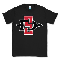 Black san diego state aztecs Classic Tee - linhVisuals