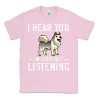 Bubblegum Pink alaskan malamute dog i hear you dog Classic Tee - linhVisuals