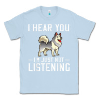 Dusty Blue alaskan malamute dog i hear you dog Classic Tee - linhVisuals