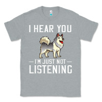 Heather Grey alaskan malamute dog i hear you dog Classic Tee - linhVisuals