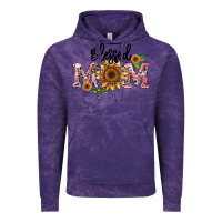 Cloud Purple blessed mom Vintage Hoodie - BarkalooDesign