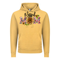 Vintage Mustard blessed mom Vintage Hoodie - BarkalooDesign
