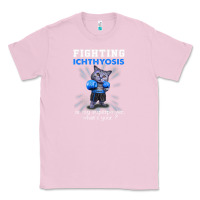 Bubblegum Pink fighting cat ichthyosis awareness Classic Tee - linhVisuals